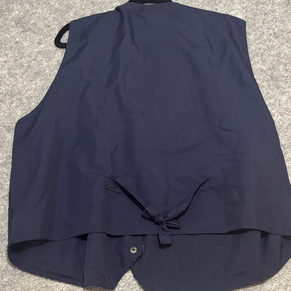 Festive Sequin Snowman Vest Quaker Factory Christmas - Picture 5 of 5